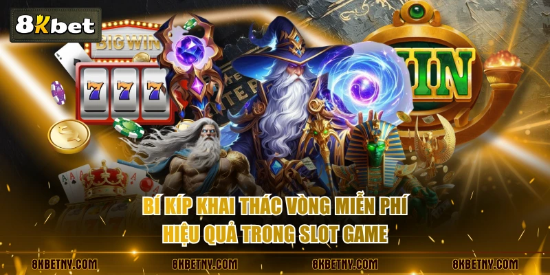 Bí kíp khai thác vòng miễn phí hiệu quả trong slot game